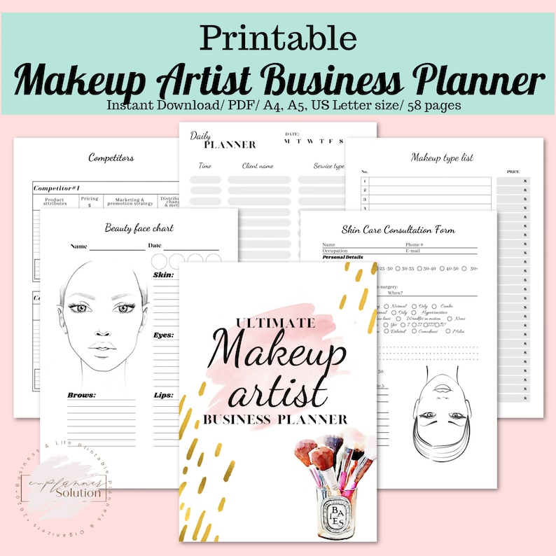 make up artist business plan