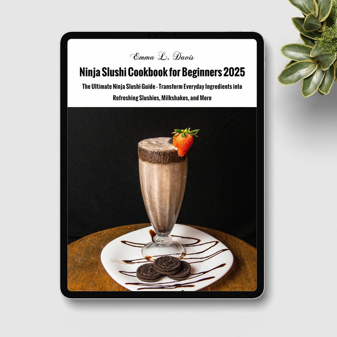 Slushie Machine Recipes.pdf Ninja Slushi Cookbook: 100+ Easy Slushie & Milkshake Recipes (PDF) - Etsy