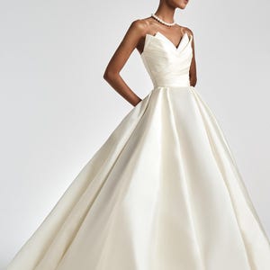 JOEY - Luxury Ivory Ballgown Mikado Wedding Dress