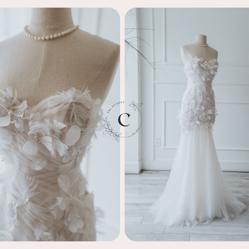 2951 Silver Tulle Detail Mermaid Dress