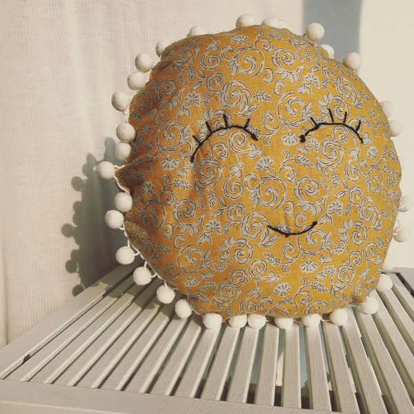 Sun Pillow Etsy