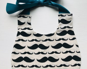 Mustache Baby Bib, Personalized Adjustable Bib,Baby Boy Bib,Embroidered Baby Bib,Tie Bib, Monogrammed Bib, Custom Baby Bib, Baby Shower Gift