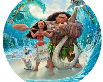 Moana Cake Topper Etsy