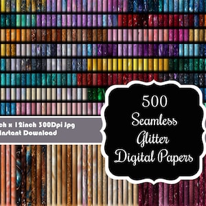 Coleção de papel digital Ultimate Glitter - 500 designs perfeitos para todas as ocasiões e artesanato
