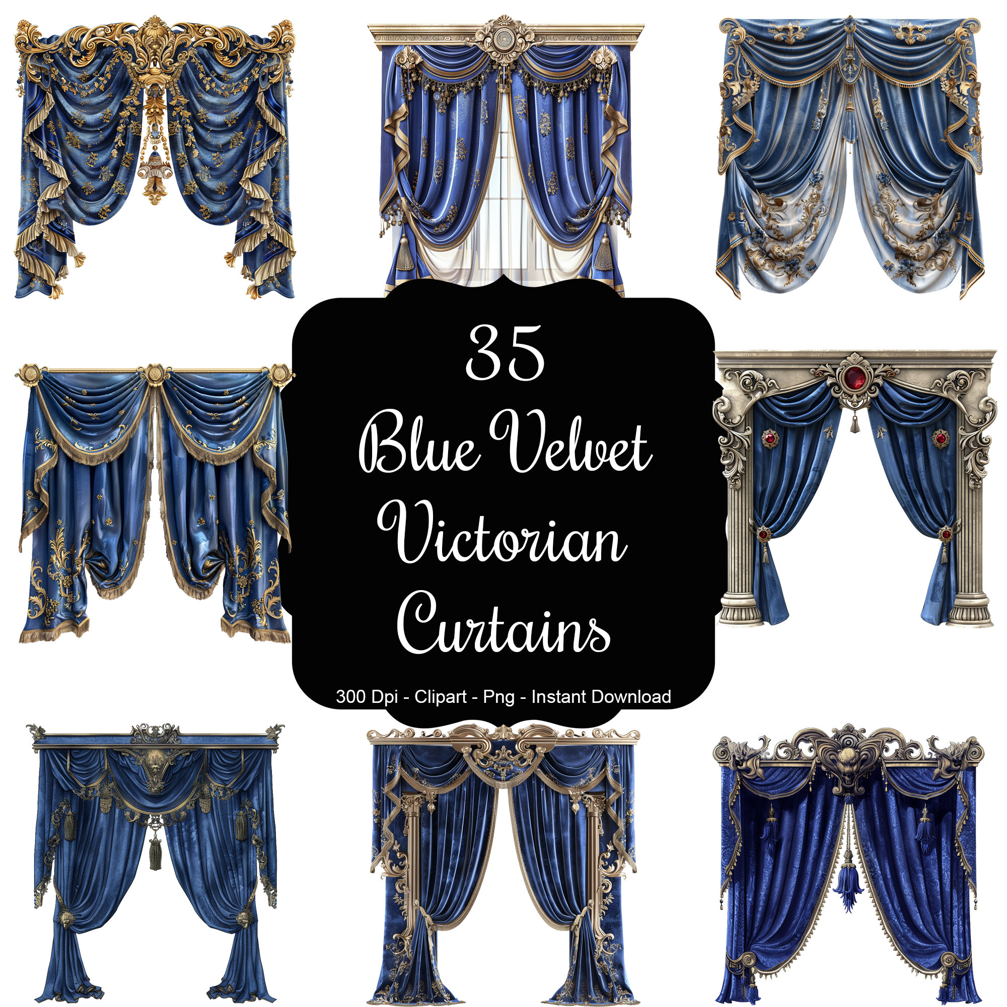 Victorian curtains - Etsy 日本