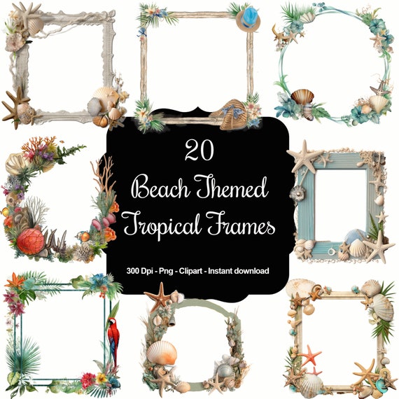 Beach Frame Png