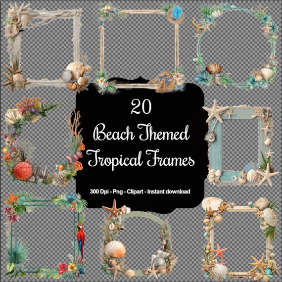 Beach Frame Png