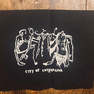 City of Caterpillar patch, post-hardcore screamo diy punk pg. 99 band patch