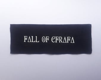 Fall of Efrafa patch, crust punk metal