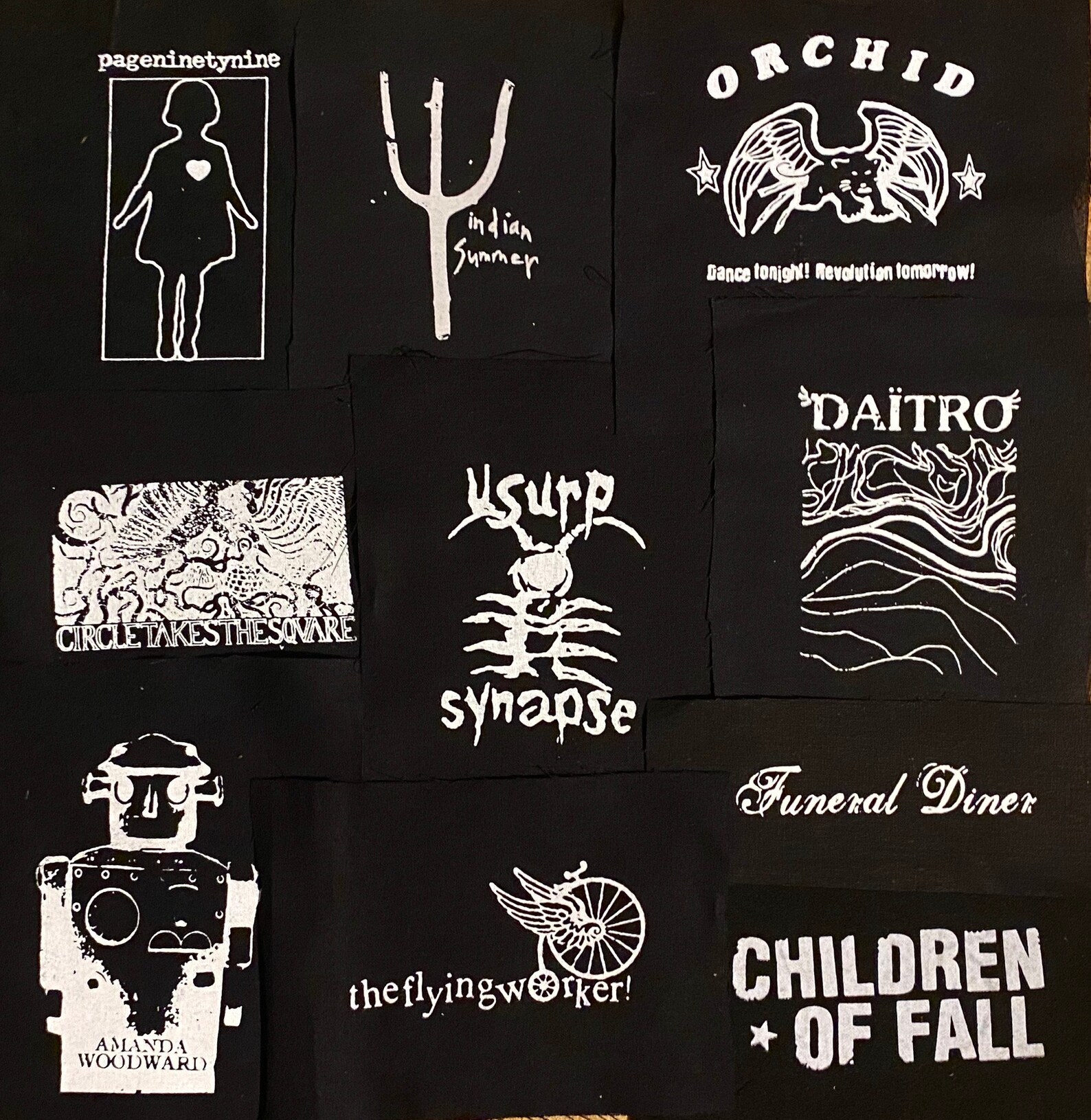 SET 10 Patches Screamo Emoviolence Hardcore Bands Patch Set Etsy