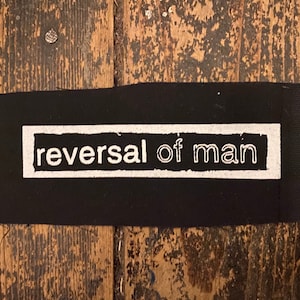 Reversal Of Man patch, hardcore hc punk emo screamo skramz emoviolence powerviolensce orchid saetia pg99