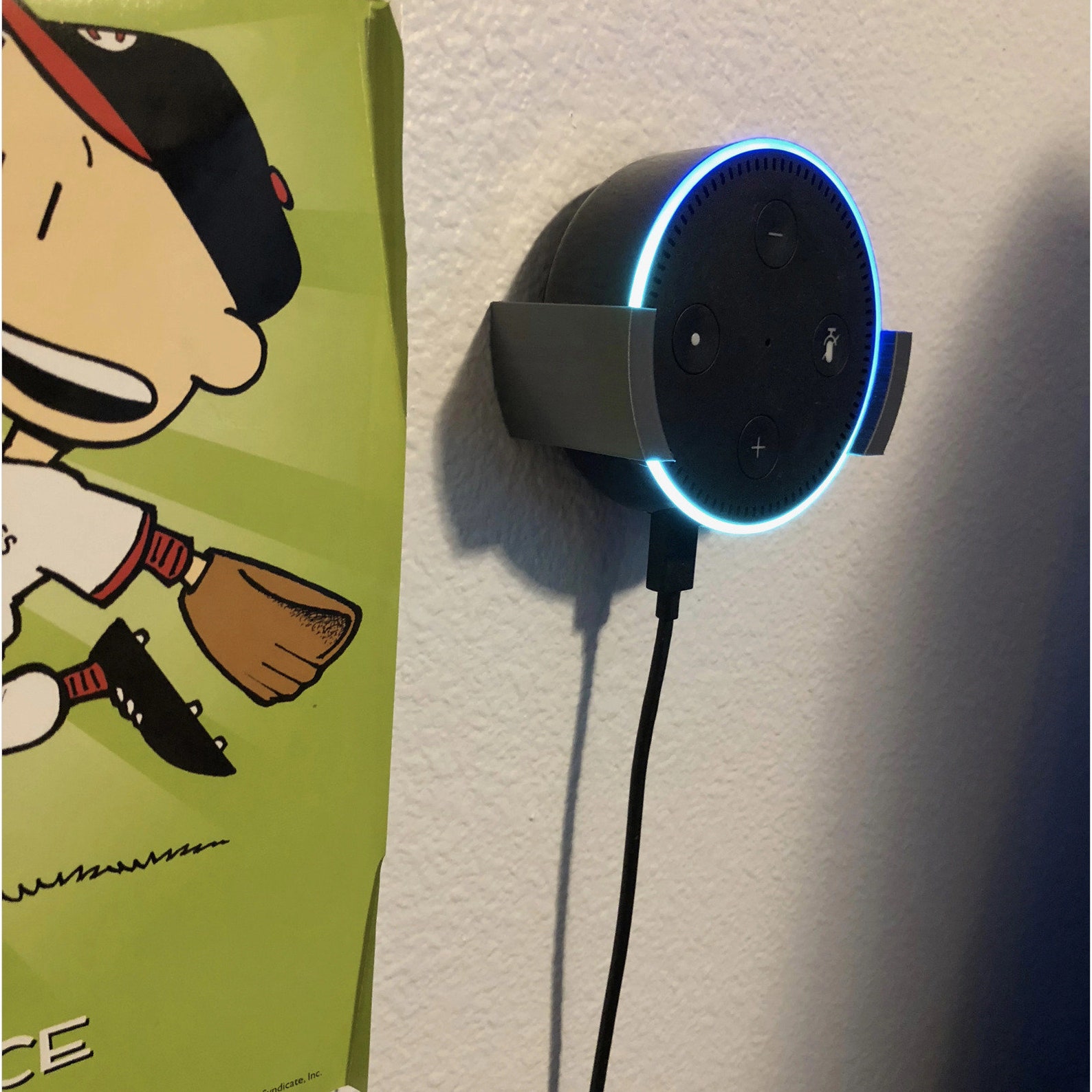 Amazon Echo Dot 3rd Gen Wall Mount Bracket With Screw Holes Etsy