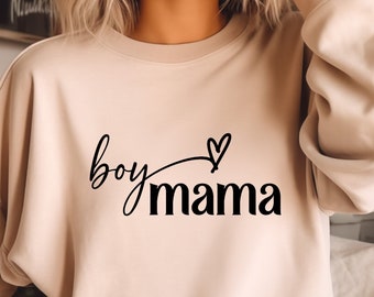 Boy Mama Svg, Boy Mom Svg, Png, Mom Svg Cut File for Cricut, Mother&#39;s Day Svg, Boy Mom Shirt Svg, Png, Eps, Dxf Pdf Cutting File Download