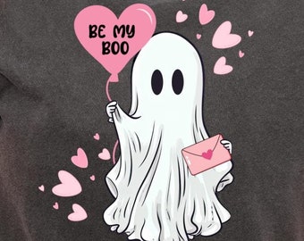Be My Boo, Funny Halloween Love png, Couples png, Card for Him, Girlfriend Card, Spooky Romance Card, Cute, Cute Ghost, Cute Card
