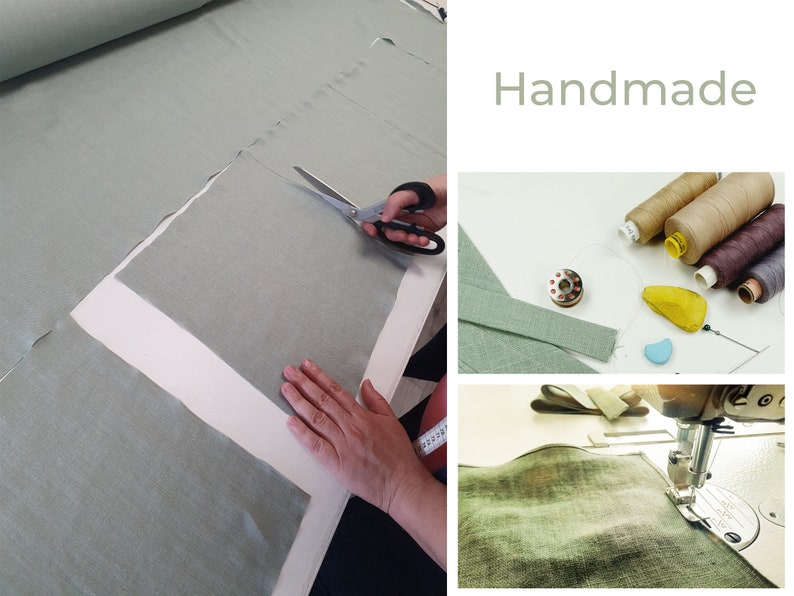 Handmade linen tablecloth, napkins, placemats
Handgemachte Tischdecken, Servietten, Tischsets aus Leinen