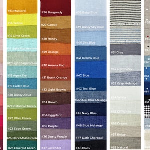 Kissenbezüge aus Leinen in 68 Farben, Kissenbezüge aus Leinen in 36 Größene, Kissenbezug aus weichem Leinen mit Reißverschluss Bild 10