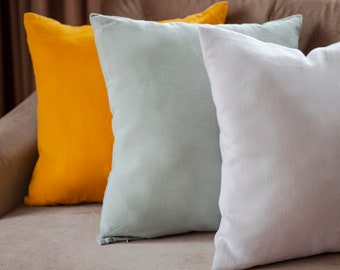 Custom Linen pillow case, Custom colour and size pillow cover