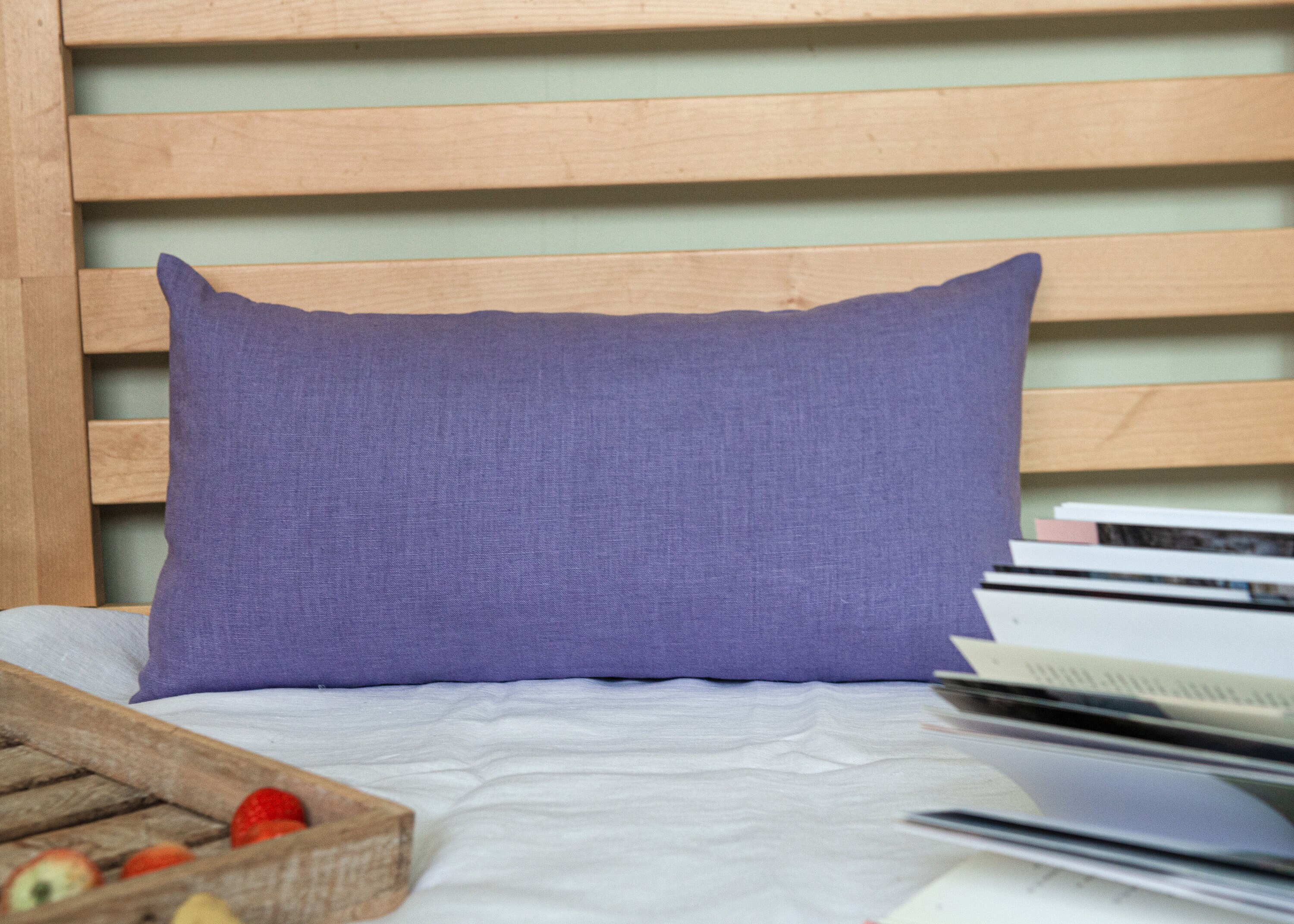 Double sided Linen pillow case Custom colour pillow case Etsy