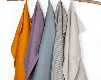 Linen kitchen towels. Linen Tea towel. Linen Hand towel. Linen dish towel available in 49 colors.