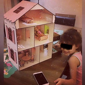 handmade barbie house