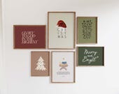 Christian Christmas Art Print Set: Bible Verse Gallery Wall (Digital Download)