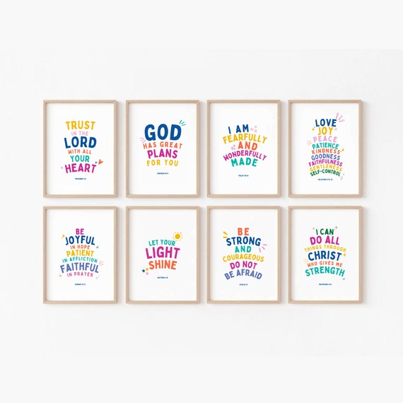 Sunday School Decal, Psalm 9:2, Kids Scripture Art, Kids Bible Verse Decal,  Sunday School Wall Decor, Church Nursery, Bible Verse, 9235 