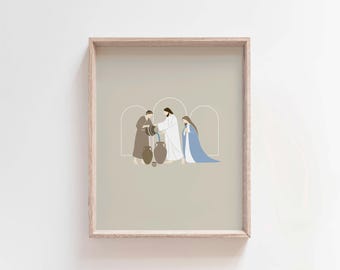 Wedding at Cana Print: Jesus Turns Water into Wine (Digital Download)