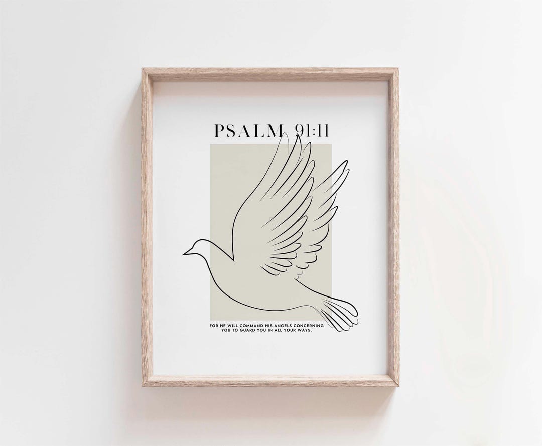 Psalm 91:1 Scripture Vinyl Wall Decal – 11x22 Inspirational Quote, Removable (Made In USA)