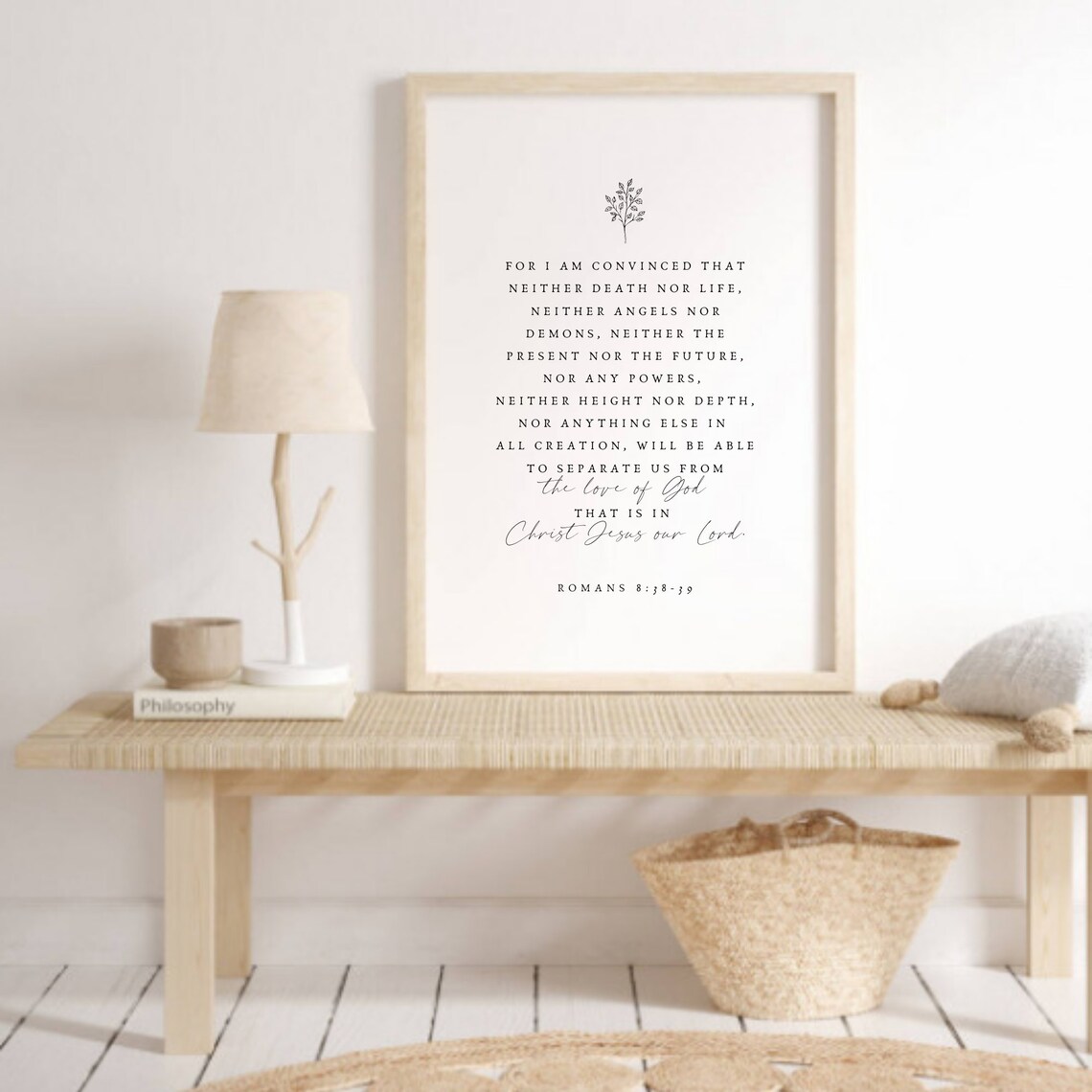 Römer 83839 Nichts kann uns von der Liebe Gottes moderne Etsy