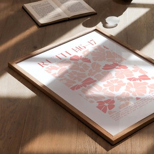 Ruth 1:16-17 Floral Wedding Scripture Print (Digital Download) image 5