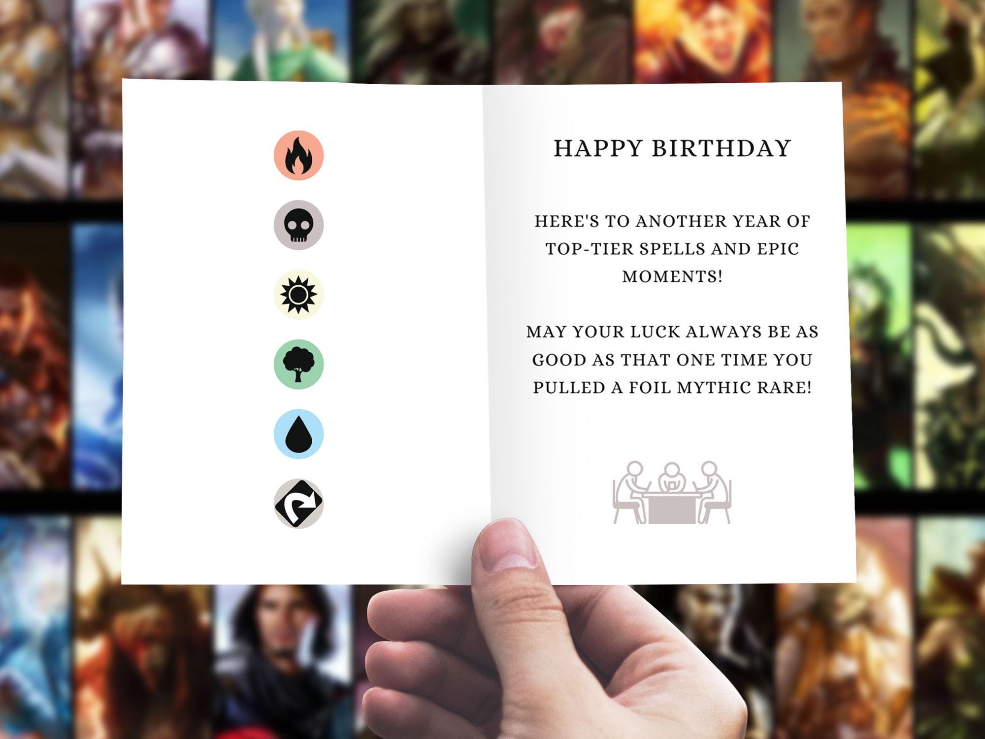 happy birthday mtg card Occasion