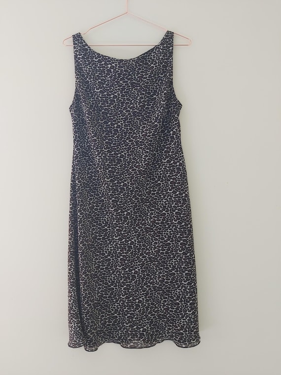 Vintage Charlie Brown animal print dress size 14