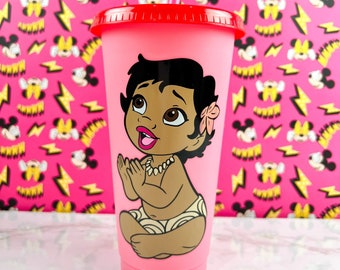Moana Cold Cup Tumbler - Baby Moana Cup - Baby Moana Cold Cup - Baby Moana Tumbler -  Custom Tumbler - Disney Tumbler - Disney Cup