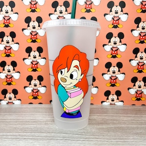 Roxanne - Goofy Movie - Cold Cup Tumbler - Custom Tumbler - Disney Tumbler - Disney Cup - Goofy Movie Cup - Starbucks Cup