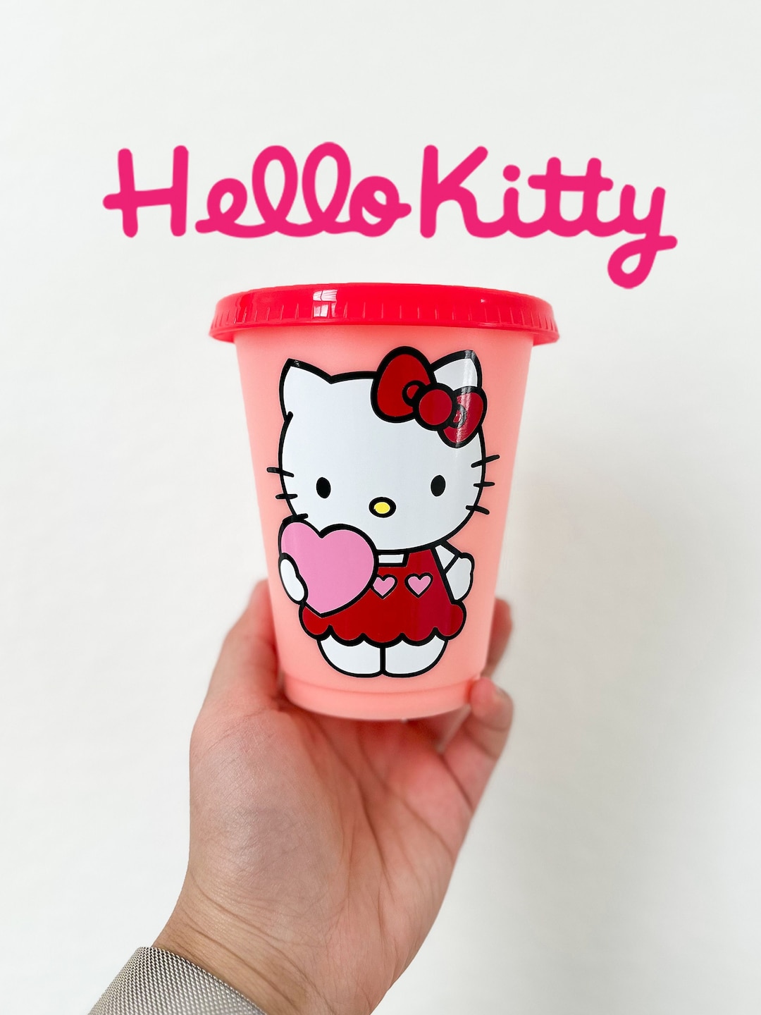 Color Changing Cold Cup Hello Kitty Kids Cup Custom Kids Cup Hello ...