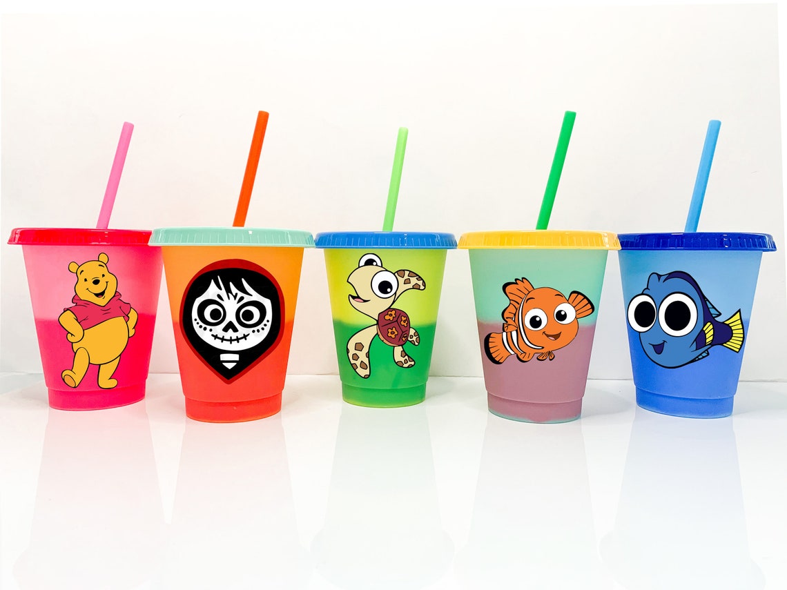 Color Changing Grande Cup Disney Kids Cup Custom Kids Cup Etsy