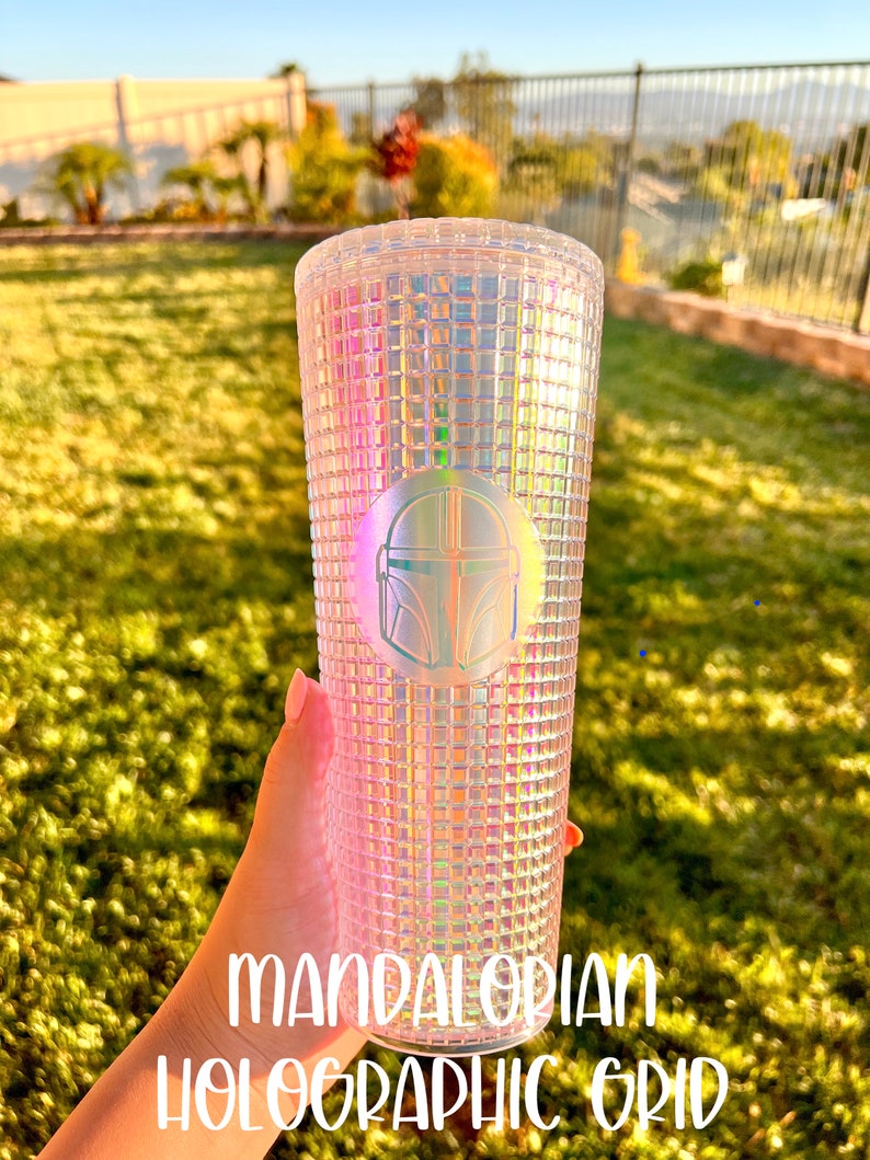 Studded Starbucks Tumblers, Starbucks Tumbler, 24 oz. Studded Tumbler, Studded Cup, Disney Cup, Starbucks Cup, Glow in the Dark, Disney Cups image 2