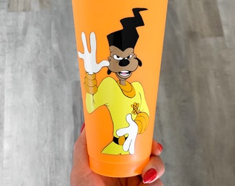 Goofy Movie Cold Cup Tumbler - Goofy Movie Tumbler - Disney Tumbler - Halloween Cup - Disney Halloween - Powerline Cup - Color Changing Cup