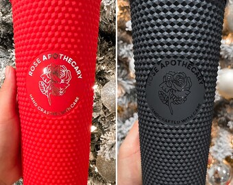 Schitts Creek Cup, Rose Apothecary Gift, David Rose, Moira Rose, Studded, Starbucks Tumblers, Starbucks Tumbler, Eww David, AlexisRose