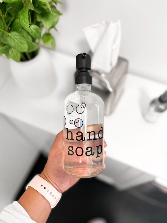 Hand Soap DECAL ONLY Toiletry Decals Hand Soap Sticker Etsy