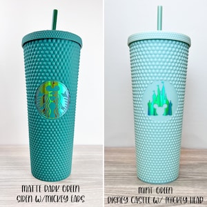 Studded Starbucks Tumblers, Starbucks Tumbler, 24 oz. Studded Tumbler, Studded Cup, Disney Cup, Starbucks Cup, Glow in the Dark, Disney Cups image 6