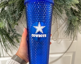 Dallas Cowboys Studded Tumbler – Football Fan Gift
