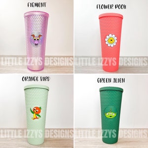 Studded Starbucks Tumblers, Starbucks Tumbler, 24 oz. Studded Tumbler, Studded Cup, Disney Cup, Starbucks Cup, Glow in the Dark, Disney Cups image 4