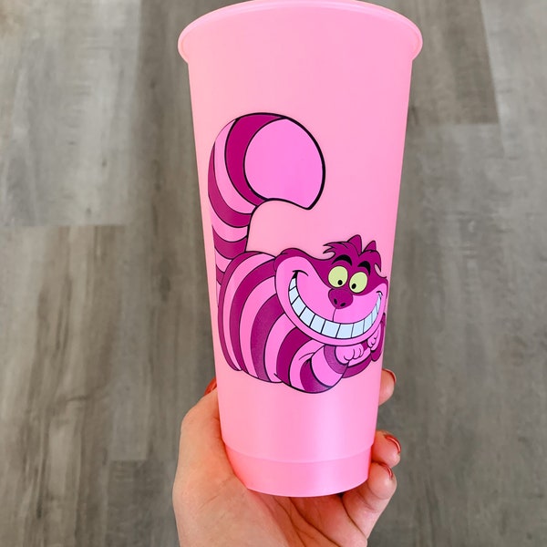 Personalized Alice In Wonderland Color Changing Cup - 24 oz Venti