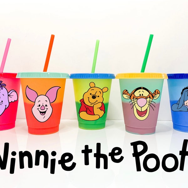 Winnie the Pooh Cup - Pooh Cup - Tigger Cup - Eeyore Cup  - Piglet Cup - Heffalump Cup - Honey Cup - Pooh Bear - Disney Cup - Disney Tumbler