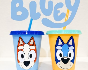 Color Changing Grande Cup - Bluey and Bingo Kids Cup - Bluey Gift - Bingo Gift - Bluey and Bingo Gift - Bluey Cup - Bingo Cup Bluey TV Show