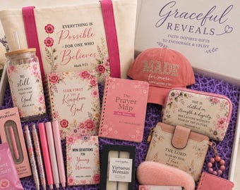 Graceful Reveals | Faith-Inspired Mystery Gift Experience | Christian Gift Box | Devotional Gift | Bible Study Gift | Prayer Gift