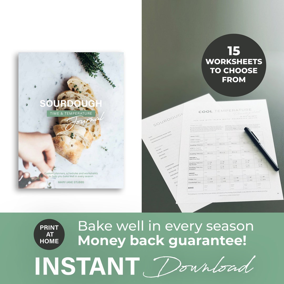 Sourdough Journal. Printable Bread Planner. Baking Log. Etsy UK