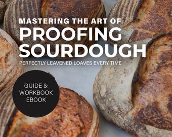 Sourdough Proofing Journal. Make better bread! Bakers Schedules + Recipe. Printable Planner Feeding Tracker Logbook. Digital Download eBook