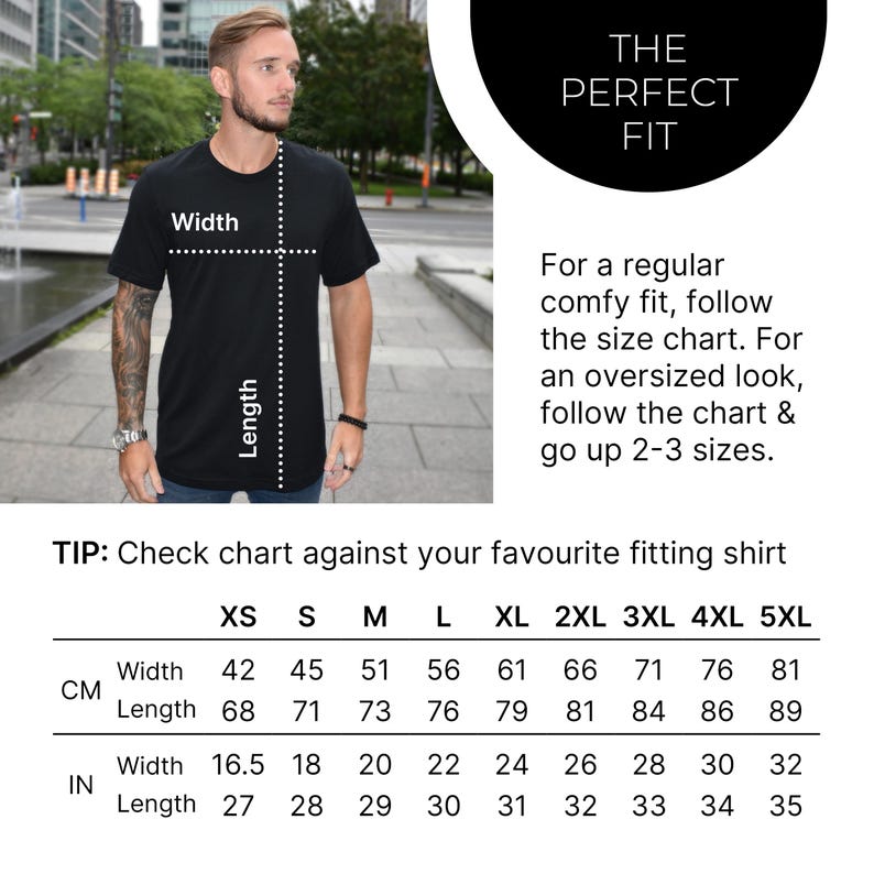 Mens black tshirt. Bella Canvas 3001. Size small s, medium m, large L, extra large XL, 2XL, 3XL, 4XL, 5XL. Flattering for all shapes. Street wear style apparel shirt for mens gift. Black shirt guy Cool aesthetic graphic tee. Fathers Day gift